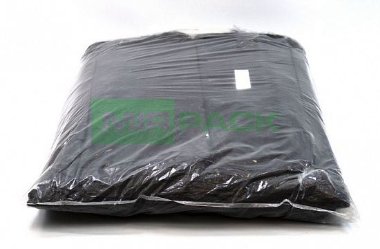 Мешки для мусора 90 литров, 35 мкм, черные, в пачках 500 шт - 2х слойные до 30 кг - Вид 5