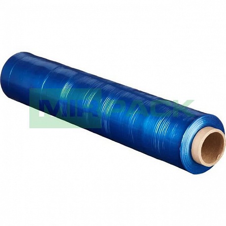 Стрейч пленка для паллет 500 мм 23 мкм 1,8 кг синяя - Вид 1
